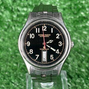 Beautiful KATINO Vintage Automatic Watch – Black Dial - Authentic Only 1 Peice